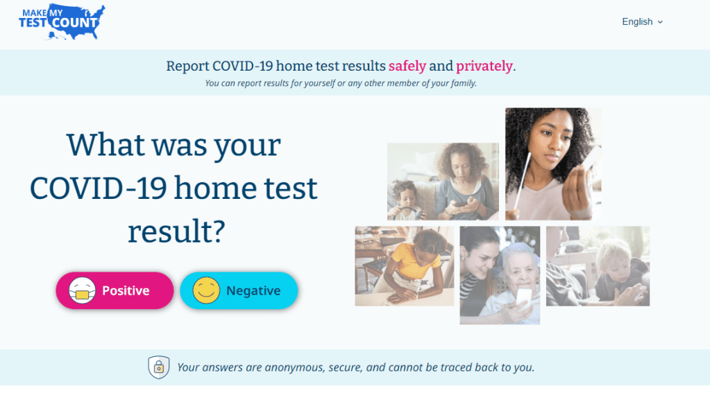 COVID source shout-out: New NIH tool to report at-home test results